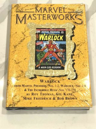 Marvel Masterworks Warlock Variant 72 Oop Roy Thomas Gil Kane Hulk Adam