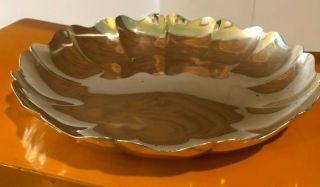 Vintage Tiffany & Co Sterling Silver Scalloped Bowl 385 Grams