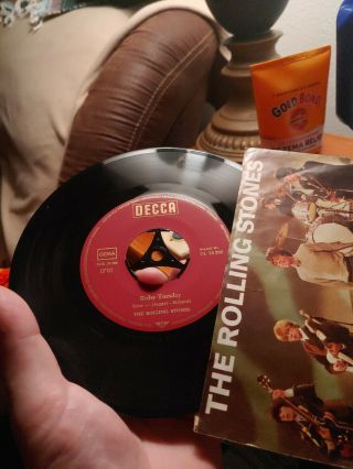 The Rolling Stones/45 let ' s spend the night together/Ruby Tuesday.  1967 Germany 3