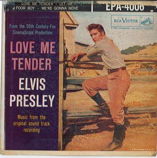 Elvis Presley " Love Me Tender " Ep W/pic Sleeves
