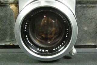 Vintage 35 mm Aires 35 - V Rangefinder Camera Body & 4.  5 cm f:1.  5 S Coral Lens 2