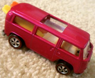 Vintage Mattel Redline Hot Wheels Pink Vw Rear Load Beach Bomb Custom Kit Car