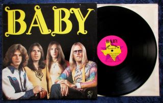 Baby - Self Titled (1974) Vinyl,  Lp Lone Starr Lp - 3714 Hard Rock Ex 5000 Made