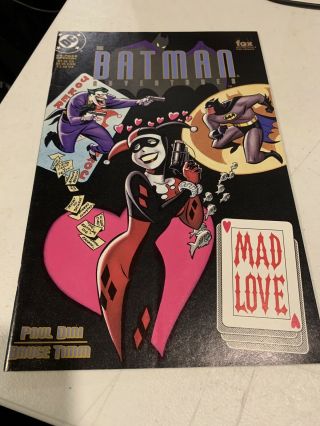 The Batman Adventures: Mad Love 1 1st Print Harley Quinn 8.  5
