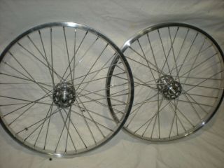 Old school Vintage BMX Araya 20 X 1 3/8th Jr.  Mini wheels NOS rims sunshine hubs 2