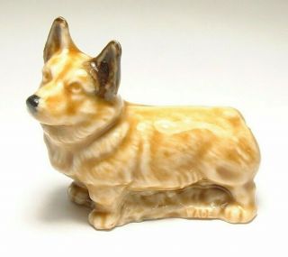 Miniature Welsh Corgi Wade Whimsies Porcelain England Dog Figurine