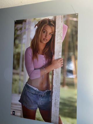 Vintage Britney Spears Poster 1999 Rare Sexy