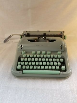 Vintage 1965 Hermes 3000 Typewriter Serial 3303529 Script Font