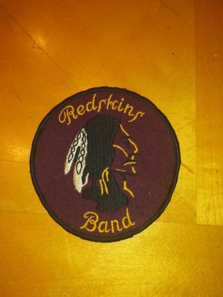 Rare Vintage Redskins Band Patch From The 1950s 60s