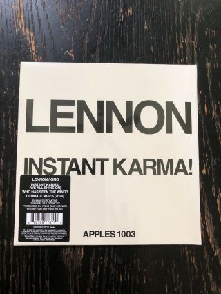 John Lennon - Instant Karma (2020 Ultimate Mixes / Rsd 7 " Vinyl Single)