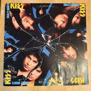 Kiss - Crazy Nights - Vinyl Record Lp (1987 Mercury Records 422 832 626 - 1 Q - 1)