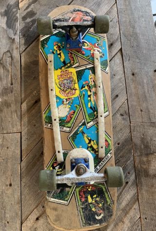 Vintage 80’s Ray Barbee Skateboard.  Deck,  Ojii Wheels,  Tracker Trucks,