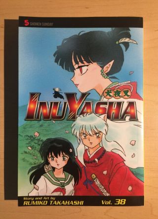 Inuyasha Vol.  38 By Rumiko Takahashi Manga Rare Oop Viz Media English