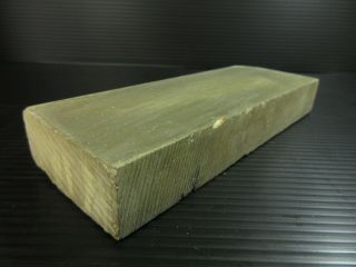 Vtg: 973g Japanese Natural Sharpening Stone - Finishing /kyoto Asagi/razor,  Knife
