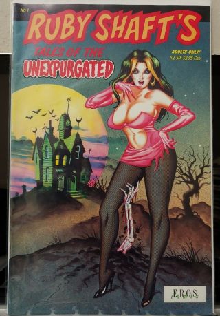 Ruby Shaft " S Tales Of The Unexpurgated 1 Indie Comic 1991 Adult Horror Rare