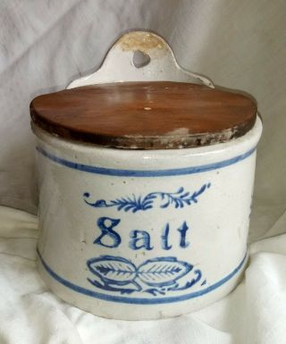 Antique Hanging Salt Box