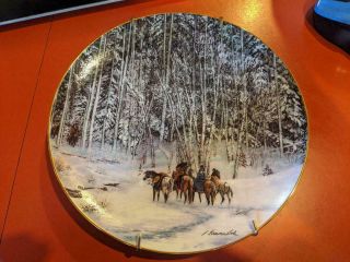 1993 Collector Plate " The Marking Tree,  Touching The Spirit Series,  Bradex