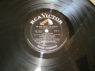 AL HIRT THE HORN MEETS THE GREEN HORNET LP ORIG ' 66 RCA LSP - 3716 RARE VG,  SHRINK 2