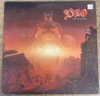 Dio The Last In Line Vinyl Lp Warner Bros.  W1 - 25100 Ex/vg,  1984 1st Press