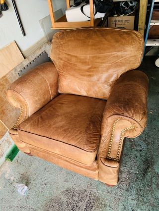 Barcalounger Vintage Longhorn Ii Recliner In Chaps Saddle (worth $1,  390)