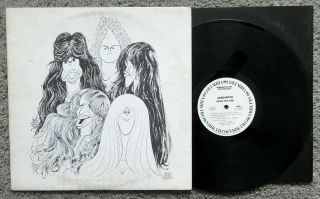 12 " Vinyl 33rpm Aerosmith Draw The Line 1977 Promo Cbs Lp Columbia Vg