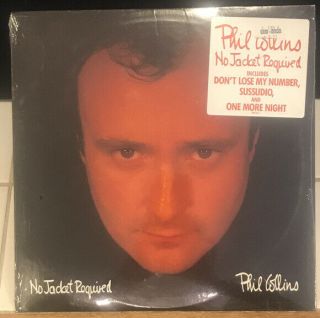 Phil Collins No Jacket Required,  Vinyl Lp Record / 1985 Atlantic 7 81240 1