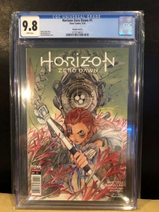 Horizon Zero Dawn 1 Momoko Variant Comic Book Based On The Video Game Cgc 9.  8