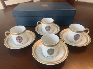 Faberge Imperial Eggs - Vintage Fine China Tea Cups & Saucers 3