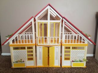 Vintage 1978 Barbie A Frame Dream House Almost Complete