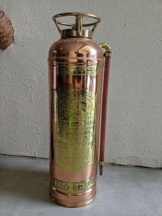 Rare Vintage General - Quick Aid Fire Extinguisher Sa - 3030,  Soda Acid - Refurbish