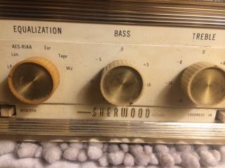VINTAGE SHERWOOD S - 1000 II INTEGRATED TUBE AMPLIFIER ALL 3