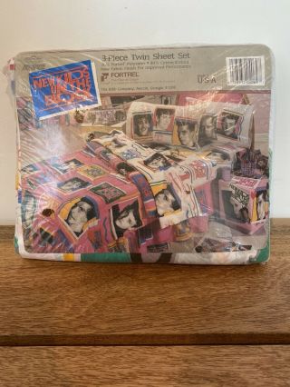 Vintage Kids On The Block Nkotb Twin Bed Sheet Set And Factory