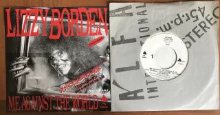 Lizzy Borden ‎– Me Against The World Japan Promo 7 " Vinyl Aldj - 103