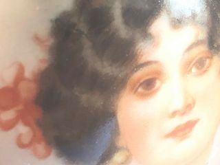 Antique H&C Royal Vienna Mignon Hand Paint Portrait Creamer Jug Pitcher Beehive 3