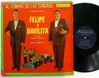 Felipe Y Davilita Al Compas De Las Sonoras Lp Puerto Rico Bolero Mambo 5315