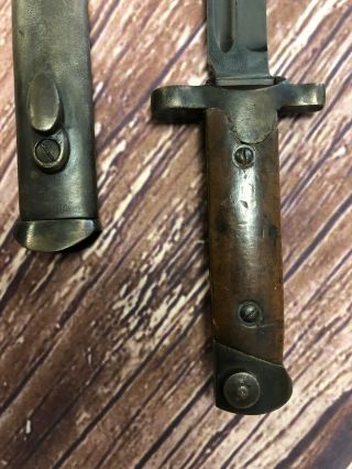Vintage Italian Military Bayonet/Knife for 1891/38 Carcano Rifle PPS 4 2