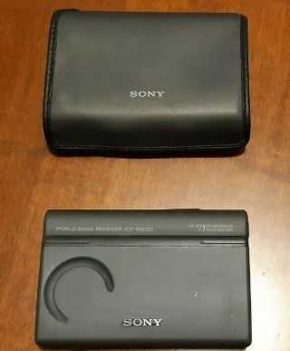 Sony World Band Receiver Portable Shortwave Vintage ICF - SW100 2