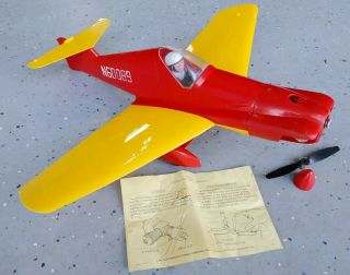 Vintage Cox Rivets Airplane With Engine And 48 - 17004 Box Rare