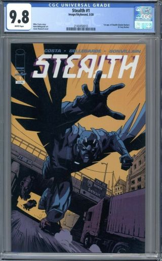 Stealth 1 Image Comics 1st Appearance Of Stealth 1st Print Cgc 9.  8