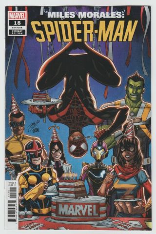 Miles Morales Spider - Man (2020) 18 - 1 Per Store Variant - Marvel