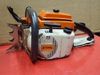 Stihl 041 Ave 72cc Vintage Collector Chainsaw Complete Locked Up Ws 216