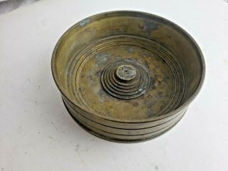 Large Very Heavy Old Tibetan Bronze Bowl