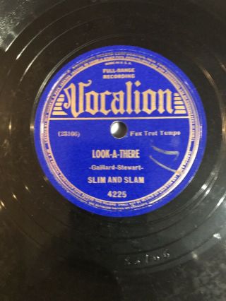 JAZZ 78 SLIM AND SAM - TUTTI FRUITTI / LOOK - A - THERE VOCALION E 2