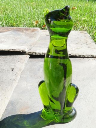 Vintage Viking Glass Avocado Green EPIC 8 