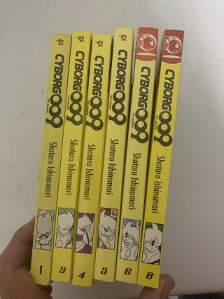 Cyborg 009 The Manga Volumes 1 3 4 5 6 8 Tokyopop Vintage Shotaro Ishinomori