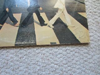 The Beatles Abbey Road Vinyl LP Album Apple SO - 383 Drain Cover Early Edition 2