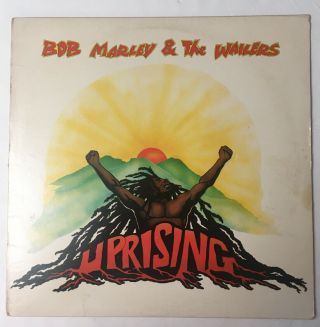 Bob Marley & Wailers: Uprising Us Island ’80 Orig Reggae Lp Vg,  Vinyl