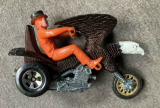 Vintage Mattel Hot Wheels Rumblers Rrrumblers BOLD EAGLE & Orange Rider 2