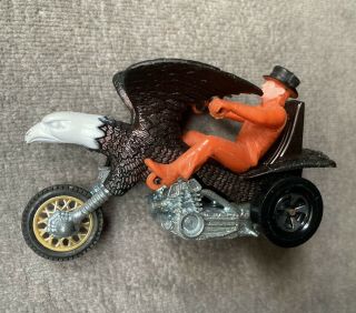 Vintage Mattel Hot Wheels Rumblers Rrrumblers BOLD EAGLE & Orange Rider 3