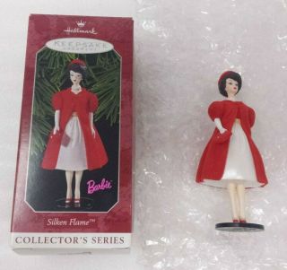 Hallmark Keepsake Silken Flame Barbie 1998 Ornament Collectors Series 5